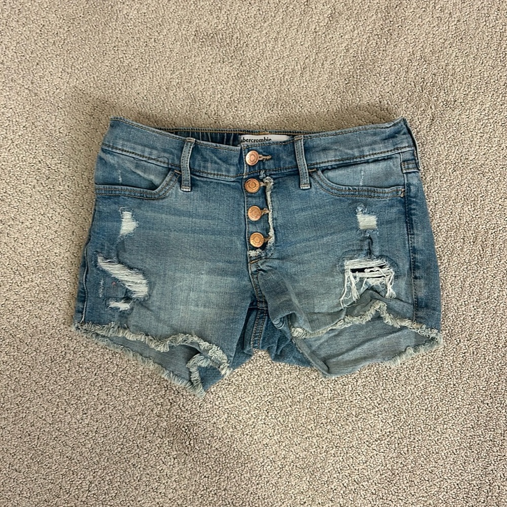 abercrombie kids mid-rise midi short